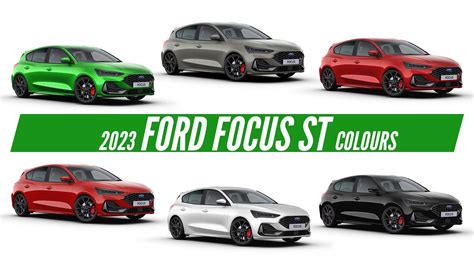 ford focus colours 2023